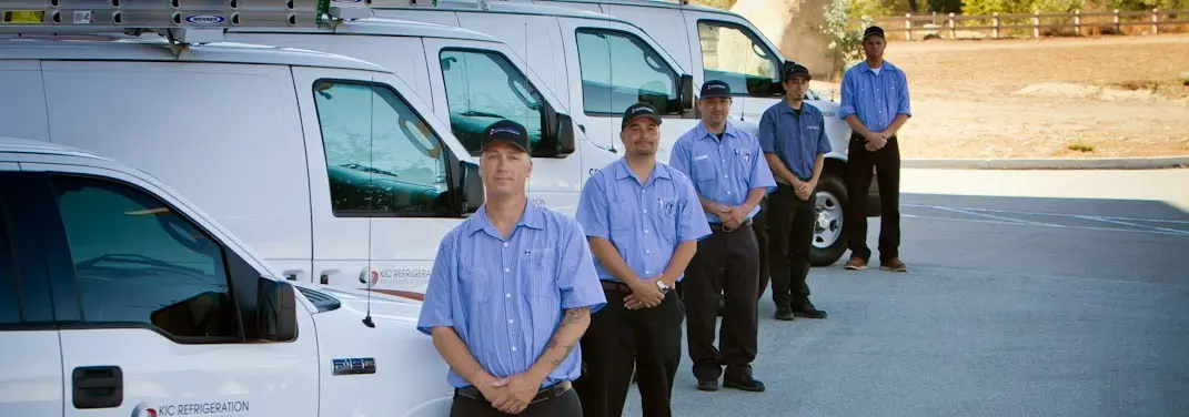 KIC Refrigeration crew ready for Heat Pump Installation jobs across Samsula-Spruce Creek